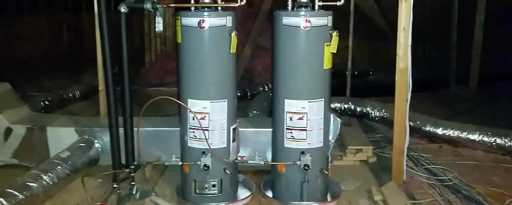 Tankless water heater installation for home hot water in Lexington, MA